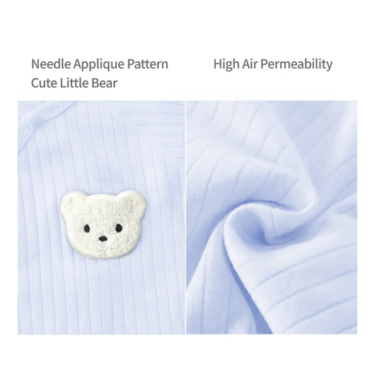 Body Bebé Inverno – Algodão Grosso e Quente (0–6M)