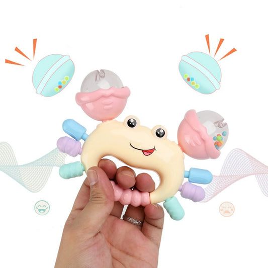 Brinquedo para bebês recém-nascidos, mordedor e chocalho